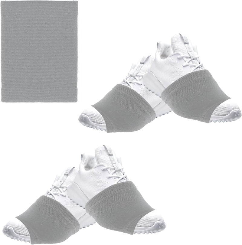 LUSTRIB 2 Pair Dance Socks Over Shoes, Dance Shoe Socks Anti-Slip on Smooth Floors, Dance Shoe Covers Over Sneaker for Dancers Women, Ballet Equipment for Turns & Spins, Dance Accessories - Image 1